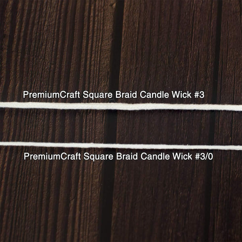 Square Braid Cotton Candle Wick - #3...