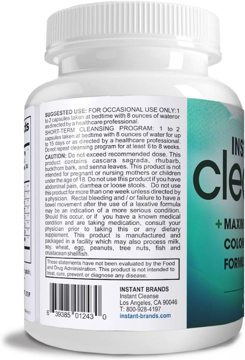 Cleanse Complete - Triple Strength Activated Colon Cleansefor Optimal Colon Health and Colon Care....