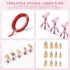 Qianyu 10 Pieces Nail Art Practice Stand Set 2 Acrylic Base Alloy Nail Tips Holders Training Fingernail Display Stands For Press On Reusable Putty...