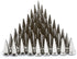25MM 10/20/30/50 Sets Large Metal Big Tree Spikes Studs Screw-Back Studs for DIY Leather Craft(50 Sets)...