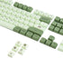 GTSP 124-Key Matcha Keycaps for 65 75 100 Percent 60% Keyboard XDA Keycap Set Dye-Sub for Cherry Mx Gateron Kailh Switch (Matcha English)...