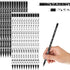 Music Note Pencils Music Pencils Music Themed Pencils Kids Musical Pencils Round White Black Pencils Woodcase Pencils with Eraser for School Offic...