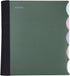 Mintra Office Durable PREMIUM Spiral Notebook (Green Olive, 5 Subject (8.5in x 11in))...