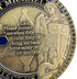 Police Challenge Coin Saint Michael Prayer Dog Tag Pendant Necklace...