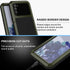 LOVE MEI Rugged Military Case for Galaxy S20 FE 5G - Heavy Duty, Shockproof, Dustproof, Scratch Proof, Metal & Silicone with Tempered Glass Protec...