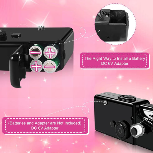 Lightweight and Easy Operated Cordless Handheld Sewing Machines for Beginners,Mini Hand Sewing Machine with Accessory Kit, Portable Sewing Machine...