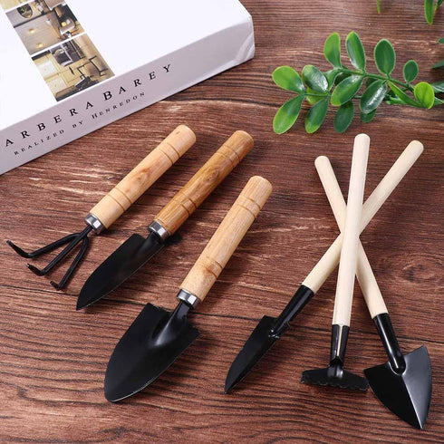 7 Pcs Succulent Gardending Hand Tools,Miniature Fairy Garden Small Plants Care Tool Sets,Mini Garden Tool Set-Small Shovel Rake Spade Soil Scoops...