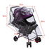 Stroller Rain Cover Baby Stroller Rain Cover, 1Pcs PVC Universal Waterproof Baby Stroller Rain Cover Dust Wind Pram Accessory...