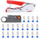 Knoweasy Compression Tool Kit - Coaxial Cable Crimper, Cutter with 20pcs Connectors - Professional Coax Tool Set for RG59/RG6 Coaxial Compression ...