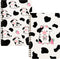 L1rabe 2 A5 Cow Spiral Notebooks Cute Funny Cow Pink Strawberry Milk College Ruled Notebooks Hardbound Spiral Travel Drawing Journal Notepad Diary...