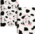 L1rabe 2 A5 Cow Spiral Notebooks Cute Funny Cow Pink Strawberry Milk College Ruled Notebooks Hardbound Spiral Travel Drawing Journal Notepad Diary...