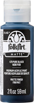 FolkArt Acrylic Paint in Assorted Colors (2 fl oz), 479, Pure Black...