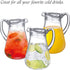Amazing Abby - Droply - Plastic Pitcher (64 oz, 2 Quart), Clear Water Pitcher with Lid, Fridge Jug, BPA-Free, Shatter-Proof, Great for Iced Tea, S...