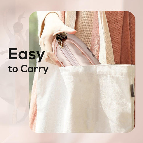 Ballet Shoe Makeup Bag, Small Cosmetic Bag for Trip Portable Cosmetic Travel Bag, Makeup Organizer Bag Cosmetic Organizer for Woman Girl Dancer Lo...
