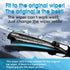 ASLAM Wiper Blade Refills 8.5mm for 16" Hybrid Windshield Wipers(Set of 2)...