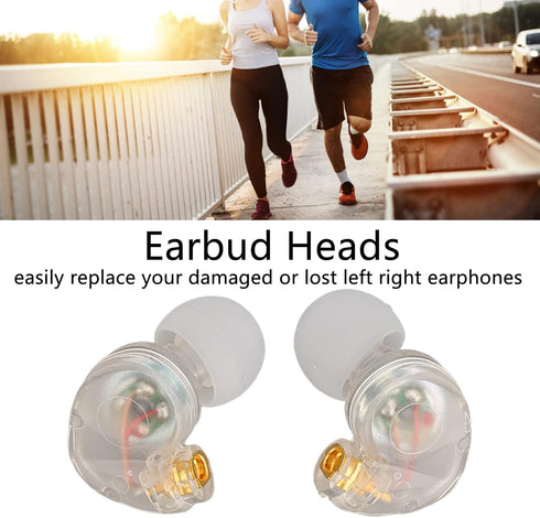 Earphone Head Replacement for SE215 SE315 SE535, Pluggable Detachable HiFi Earpiece Head,Sports Earphone Earbud Head, for Interface Cable(Transpar...