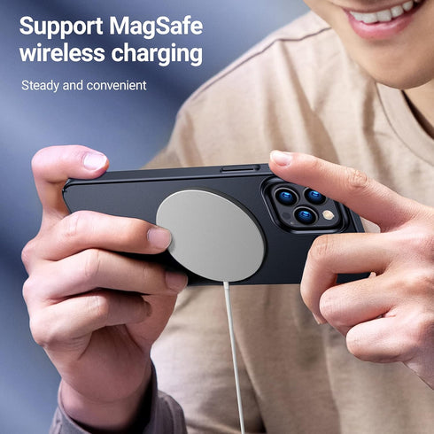 TORRAS Slim Fit for iPhone 12 Pro Max Case Ultra-Thin Cover with Non-Slip Grip & No Fingerprint Hard Plastic Super Slim Phone Case for iPhone 12 P...