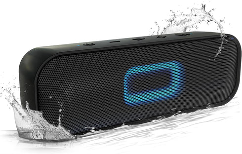 LFS Bluetooth Speakers, Portable Wireless Speaker, 20W Sound, 20H Playtime, IPX7 Waterproof Shower Speaker, Wireless Stereo Pairing Small Speaker ...