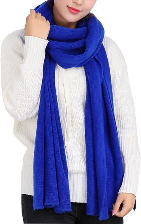 Wander Agio Women's Warm Scarves Long Shawl Winter Warm Large Scarf Pure Color...