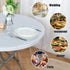 sancua Clear Plastic 100% Waterproof Round Tablecloth - 60 Inch - Vinyl PVC Table Cloth Protector Oil Spill Proof Wipe Clean Table Cover for Dinin...
