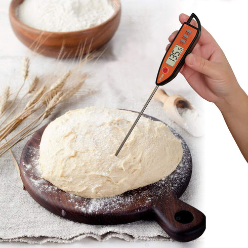 Digital Meat & Milk Thermometer - Instant Read Probe for Cooking, BBQ, Grill, Deep Fry, Roast & Baking...