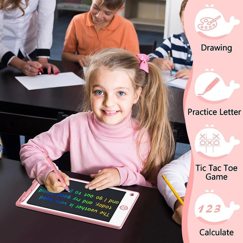 Hockvill LCD Writing Tablet for Kids 8.8 Inch, Kids Toys for Girls Boys Drawing Pad for 3 4 5 6 7 8 Year Old Kid, Toddler Drawing Doodle Board Tra...