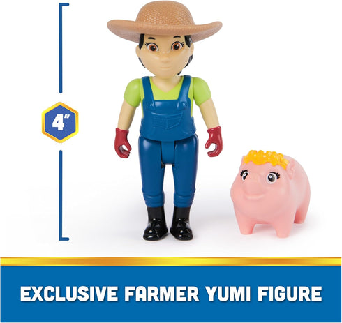 Paw Patrol Skye, Farmer Yumi & Piggie Figures, Kids Toys for Boys and Girls Ages 3 and Up...