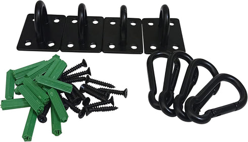 Stainless Steel Ceiling Hooks, Ceiling Hooks Pad Eyes Plate Marine Hardware Hooks with Screws....