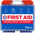 Be Smart Get Prepared 110 pc First Aid Kit: Clean, Treat, Protect Minor Cuts, Home, Office, Car, School, Business, Travel, Emergency, Outdoor, Cam...