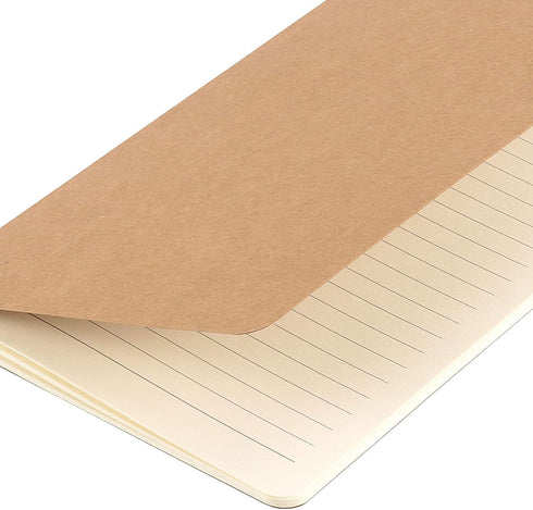 30 Pack A5 Notebook Journals, 8.3 x 5.5 Inch Travel Kraft Notebooks Bulk, Soft Brown Cover Lined Paper Notebook with 60 Pages / 30 Sheet for Subje...