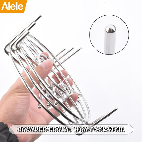 Alele Steam Rack 7Inch Trivet Stainless Steel Steaming Rack Electric Pressure Cooker steam Rack Stand for Instant Pot Pressure Cooker Food Heating...