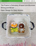 LANGYASHAN Square Storage Baskets Waterproof Canvas Children Laundry Nursery Hamper for Shelves Gift Baskets Toy Organizer Room Decor (Square spac...