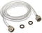 Bev Rite CPCCM102SS Beer Line with Connectors on Both Ends, 5-Feet-304 Grade Stainless Steel Contact 5, Clear...