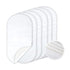 TILLYOU Waterproof Changing Pad Liners 6 Pack, 100% Cotton Reusable Cloth Diaper Liners, White...