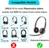 Ear Cushions for Plantronics Headset, Ear Pad Replacement Headphones Earpads Designed for Plantronics Blackwire C320 3210 3220 3320 HW251N HW261N ...