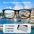 18 Pack Premium Microfiber Cleaning Cloths for Glasses, Glasses Cleaning Cloth for Cleaning Lenses, Screens, Cameras, Cell Phone, Eyeglasses, LCD ...