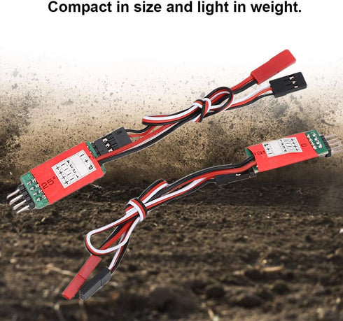 RC Lights Controller,The Third Channel Control Switch Receiver Cord Model Car Lights Controller for RC Model Car Spare Parts...