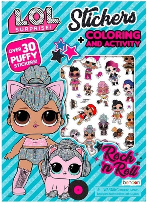 Bendon Publishing LOL Dolls Sticker, Coloring and Activity Book...