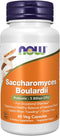 NOW Supplements, Saccharomyces Boulardii, 5 Billion CFU Probiotic, 60 Veg Capsules...