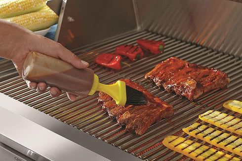 Mr. Bar-B-Q, Inc. 40030Y Silicone Basting Bottle with Cap...