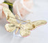 Gyn&Joy Gold Tone Pink Green Crystal Rhinestone Butterfly Pin Brooch...