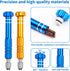 11 In 1 Multifunctional Small Screwdriver Set Eyeglass Repair Kit Portable Eye Glass Repairing S2 Steel Magnetic Eyeglass Screwdriver Kit for Eyeg...