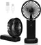 Handheld Fan,4000mAh Portable Fan,USB Rechargeable Personal Fan,3 Wind Speed, Lanyard as Neck Fan, Hand Fan for Travel/Office/Concerts/Lash(Black)...