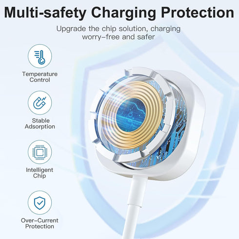 for Apple Watch Charger USB, 0.5M iwatch Charger Fast Charging Cable, Compatible with Apple Watch Series 9 8 7 6 5 4 3 2 SE SE2 Ultra, Magnetic Ch...