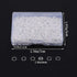 AIEX 1000Pcs 6mm Metal Open Jump Rings, Silver Plated Round Ring Connectors for DIY Jewelry Making Repair Bracelet Necklace...