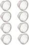 8pcs Tea Screen Tea Infuser Filter Teapot Strainer Replacement Metal Mesh Tea Strainer Tea Pot Strainer Stainless Steel Tea Kettle Metal Infuser S...