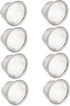 8pcs Tea Screen Tea Infuser Filter Teapot Strainer Replacement Metal Mesh Tea Strainer Tea Pot Strainer Stainless Steel Tea Kettle Metal Infuser S...