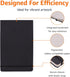 Amazon Basics - Hardcover Art Sketchbook L Size 5.25" x 8.25", 72 Sheets, Black...