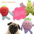 Cute Carrot Fruits Dog Squeaky Toys Dog Toy for Pet Puppy Small Dog (Pack for 13)...