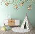 DECOWALL DW-1507S Monkeys on Vine Kids Wall Stickers Wall Decals Peel and Stick Removable Wall Stickers for Kids Nursery Bedroom Living Room décor...
